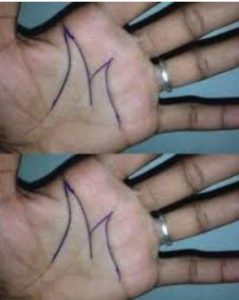Having the letter M on the Palm of your hand means that… See more